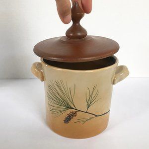 Ceramic Pine Branch Container